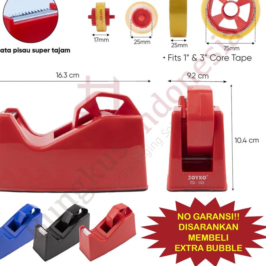 

[KODE SPME0] Tape Dispenser Joyko TD 103 / Pemotong / Tempat Lakban n ko