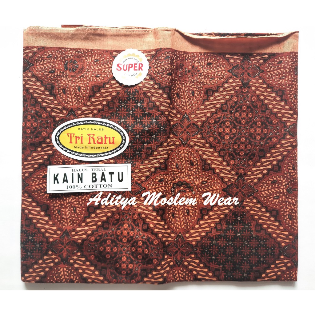 KAIN JARIK BATIK TRI RATU SOLO UK.205X102 CM KAIN BATIK PANJANG HARGA GROSIR SAMPING KEBAT PANJANG