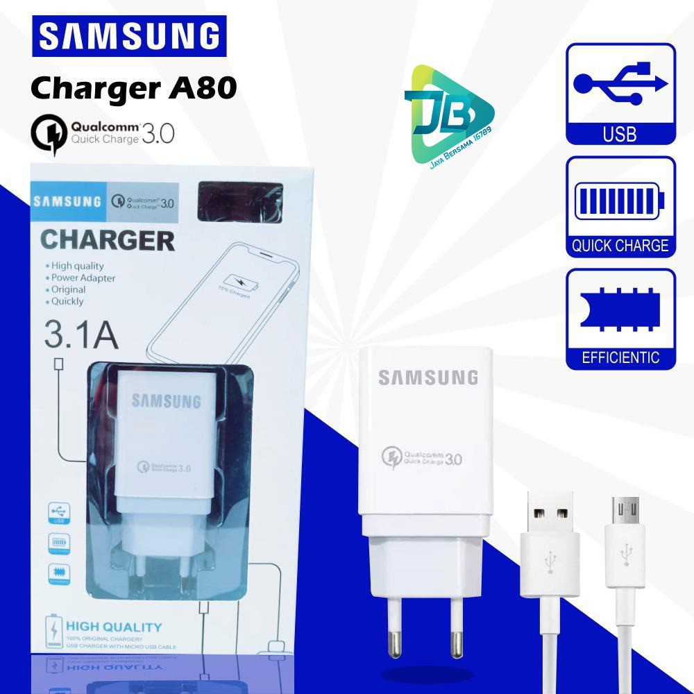 BM048 A80 Cashan Cashan SAMSUNG 3Amper QUALCOM micro fast Charging Anti meledak J2 prime j3 j5 j7 JB4253