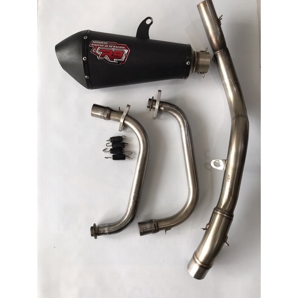 Exhaust R9 Assen Stainless Full System Ninja 250 Fi & Z250