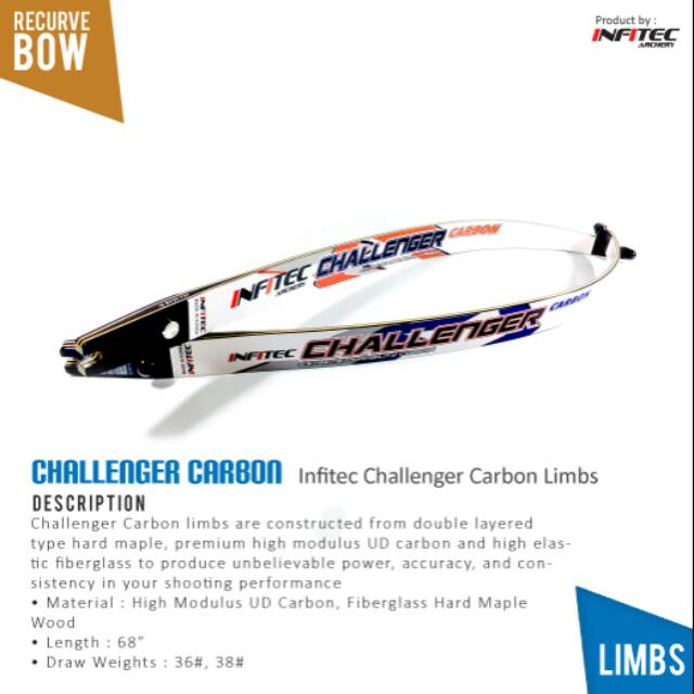 Recurve ILF Challenger Carbon limbs