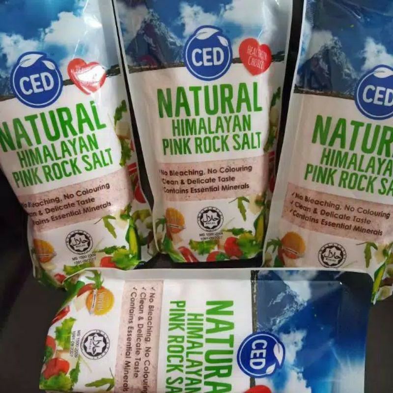 

Natural himalayan pink rock salt ced 500gr