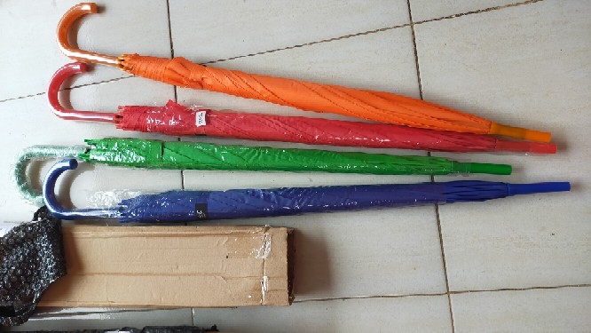 Payung Jumbo / Payung Jualan / Gagang Bengkok / Sablon Promosi/ Jktumbrella / Grc - 75009