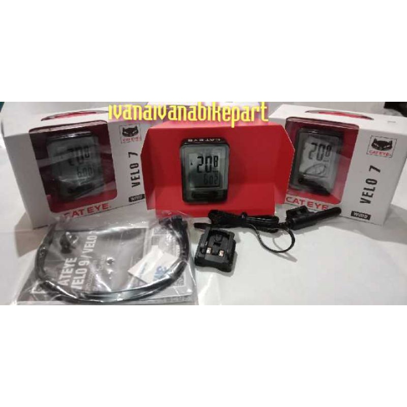 SPEEDOMETER SEPEDA CAT EYE VELO 7