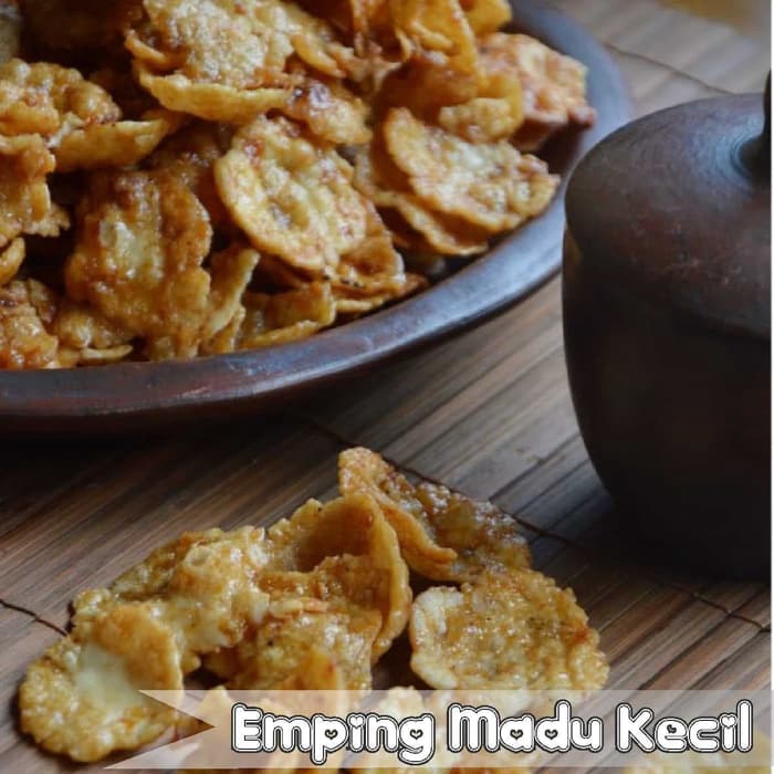

Emping madu kecil snack kiloan 100 gram