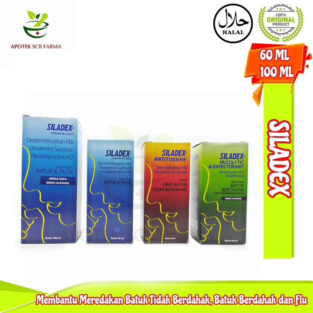 Siladex Sirup - Obat Batuk Pilek Berdahak Varian