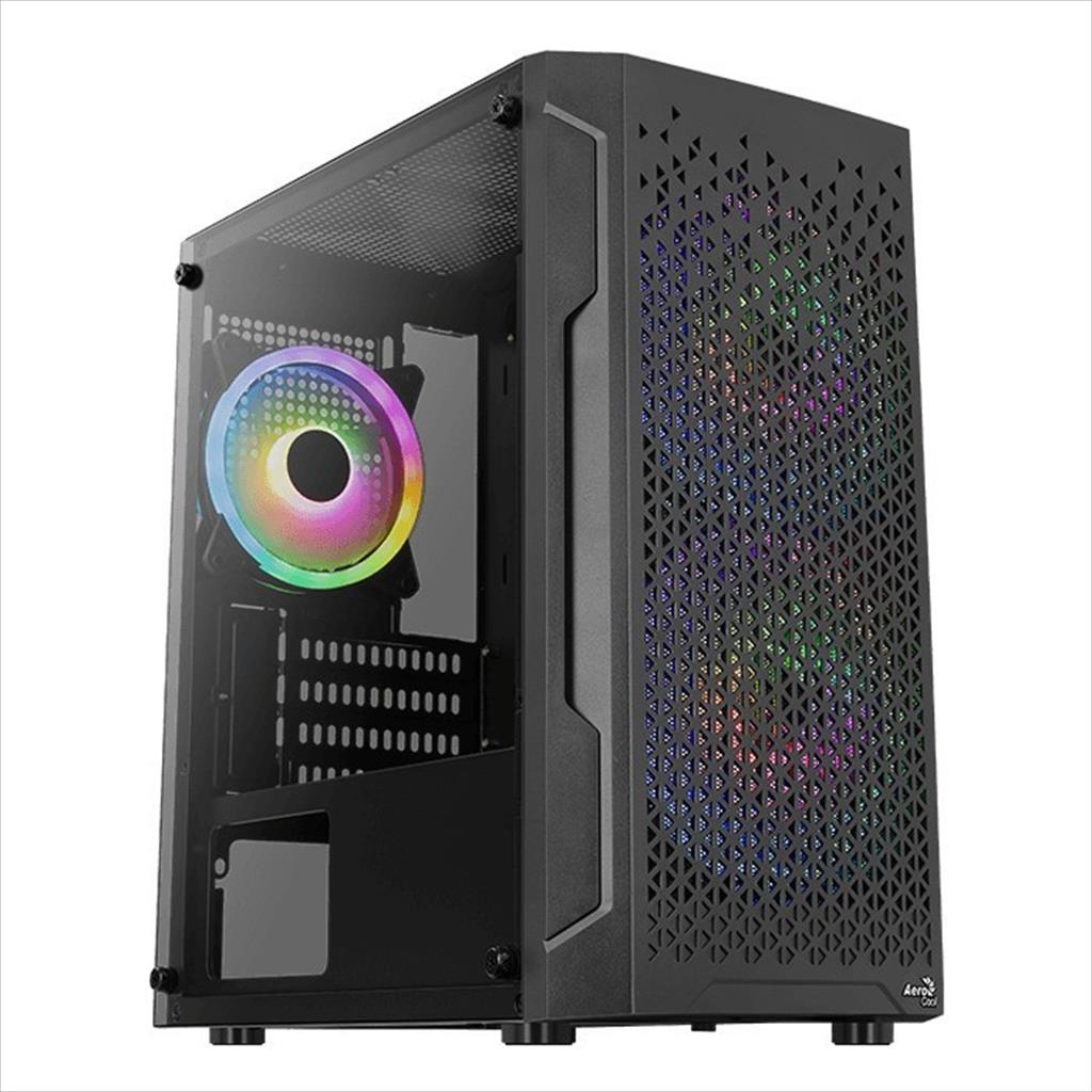 CASING AEROCOOL TRINITY MINI mATX TTEMPERED GLASS CASE