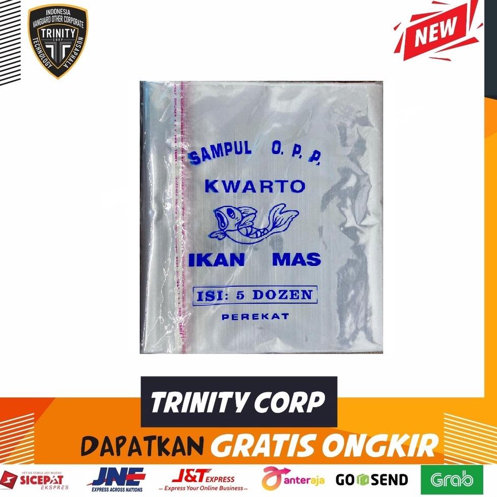 

[SuQ ㊓] SAMPUL BUKU PLASTIK KWARTO IKAN MAS ||Trend lagi