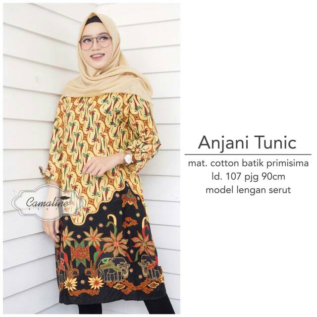 Anjani Tunik Tunik Batik Serut Tunik Murah Tunik Modern