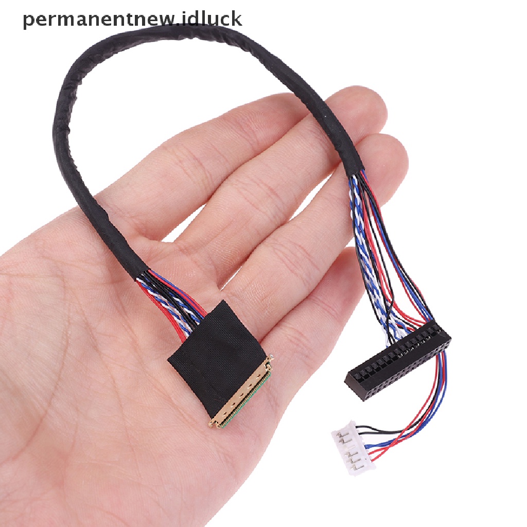 1pc Kabel Layar LCD LVDS LED 40 Pin 1 Channel 6 Bit Untuk Display