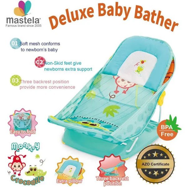 mastela deluxe baby bather