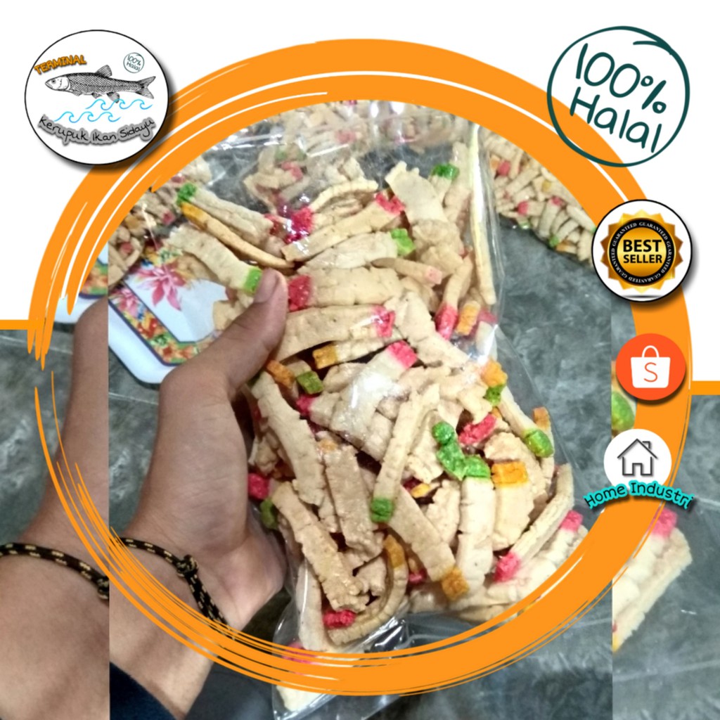 

Kerupuk ikan Bentuk Stick Korek Goreng | Khas Sidayu Gresik