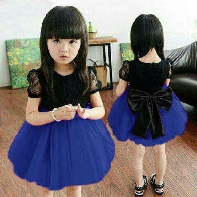 IJ Dress Ribbon Kid / Dress Anak anak lucu terbaru