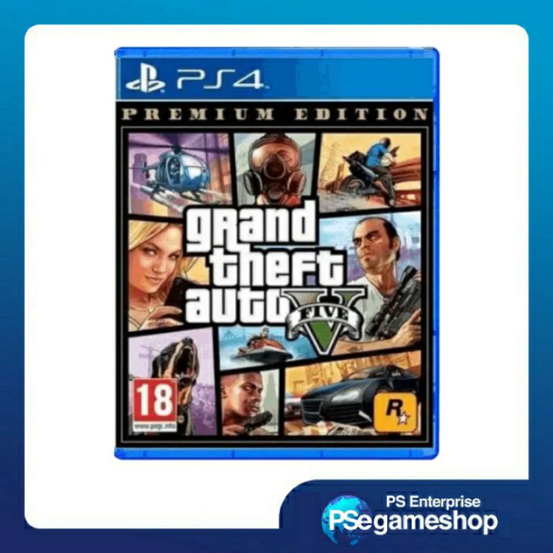 PS4 Grand Theft Auto V [Premium Edition] (R2/English)