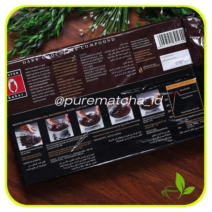 

31.87-Kue- Cokelat Tulip Master Baker Dark Chocolate Compound Coklat Batang 5 Kg -Terlengkap-