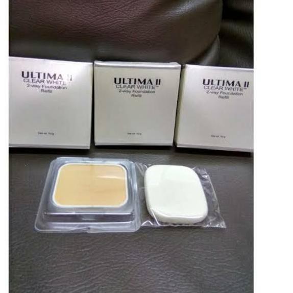►grosir◄₱ Ultima II Clear White 2 Way Foundation REFILL - Two Way Cake Original SUPER MURAH ₱¢