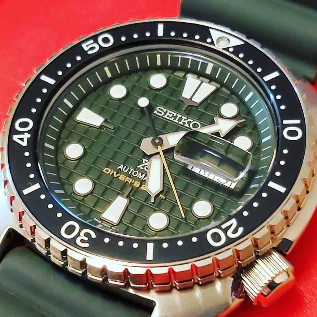 Seiko Prospex SRPE05K1 King Turtle Green Army - Jam Tangan Pria SRPE05