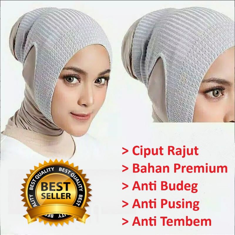 PROMO HARI INI!! - TERMURAH!! CIPUT RAJUT ANTI PUSING SALUR - DALAMAN RAJUT - BANDANA ANTI BUDEG