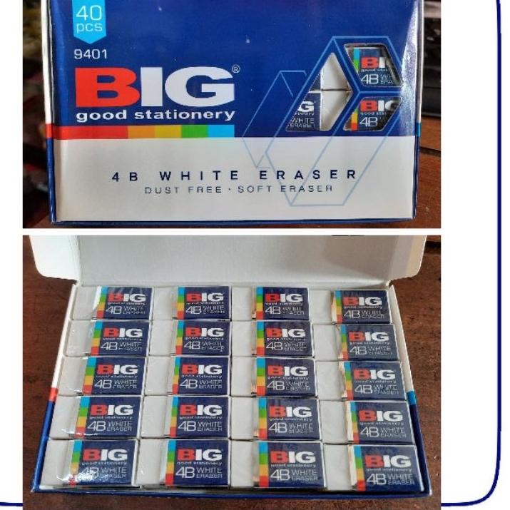 

Tidak Diragukan.. Penghapus Eraser BIG Putih dan Warna Grosir (1pak/40pcs)