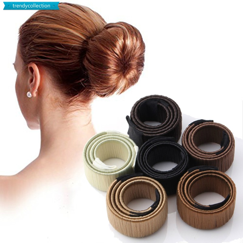 Trendycollection Women S Girls Magic Hair Bun Snap Styling Donut