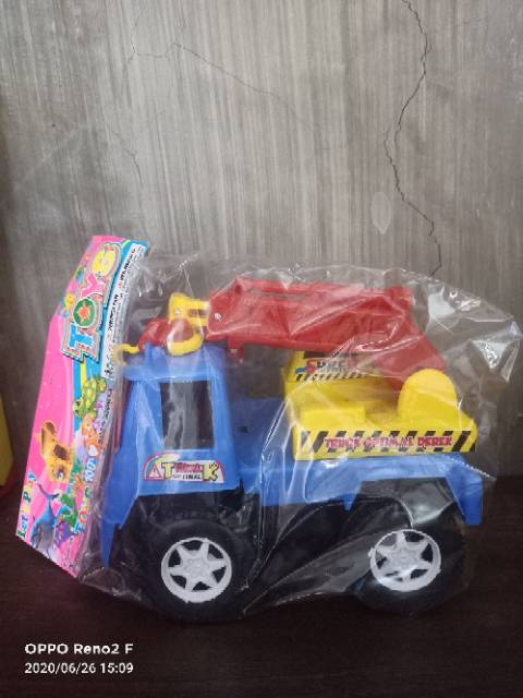 ST 2206 mainan anak edukasi mobil kontruksi derek / mainan mobil truck derek super bagus