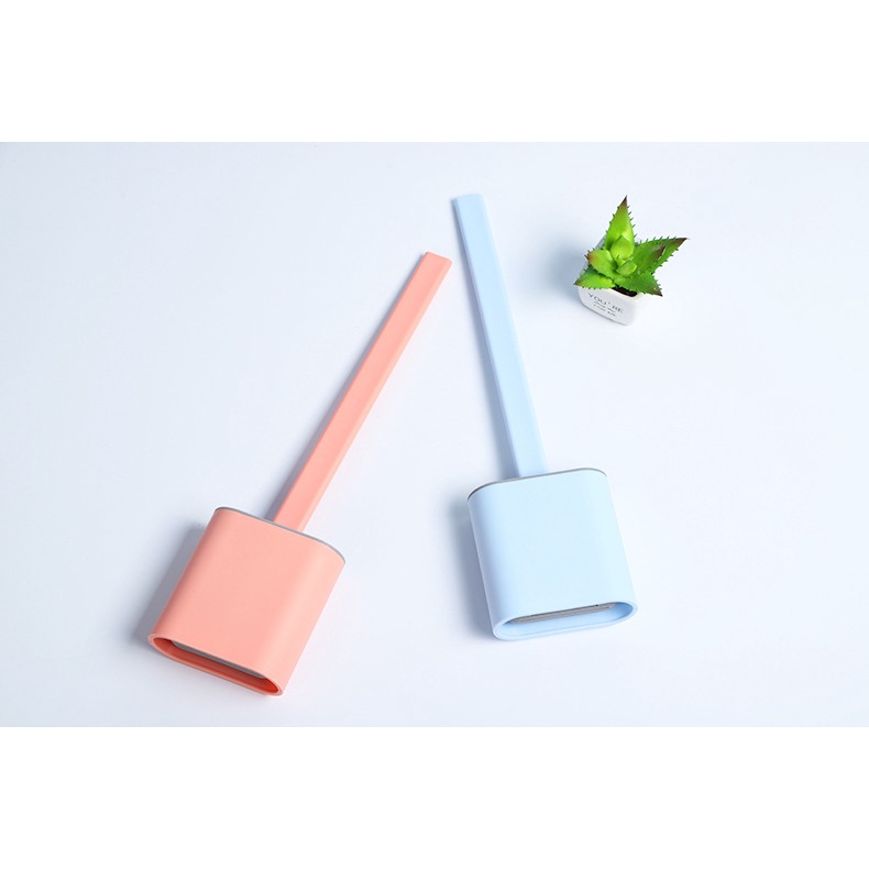 Gobra ♕ PA057 (Ada Kotak) Sikat Silikon Toilet Elastis Sikat Pembersih WC Silicone Brush Import