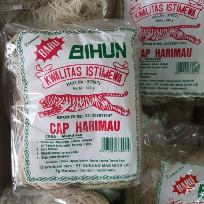

Bihun cap harimau ,bihun medan cap harimau