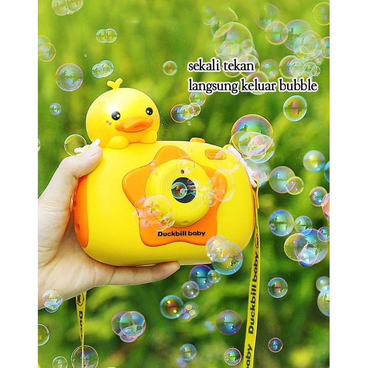 Bubble Camera Duck mainan buble bebek lucu