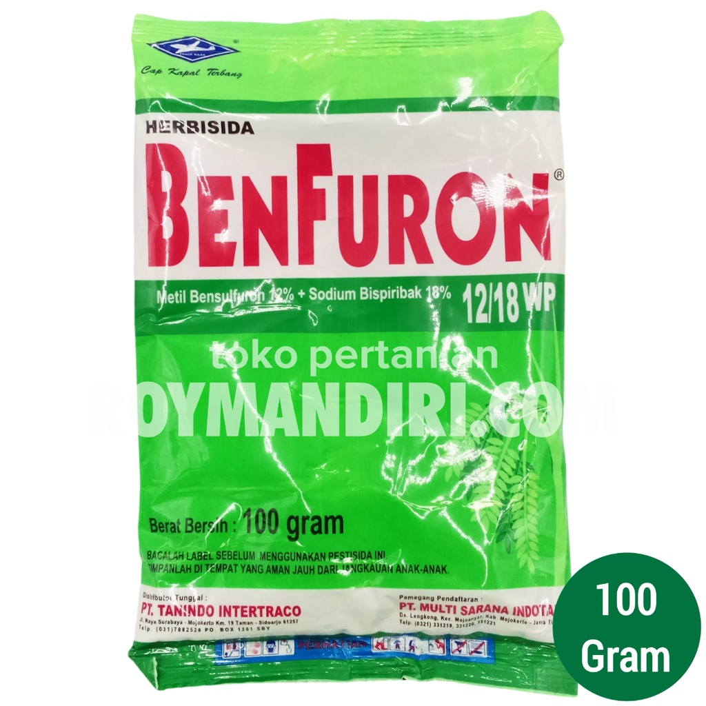Herbisida Sistemik Pra Tumbuh Benfuron 12/18WP @100 gram