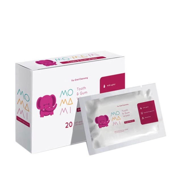 Momami tooth &amp; gum wipes