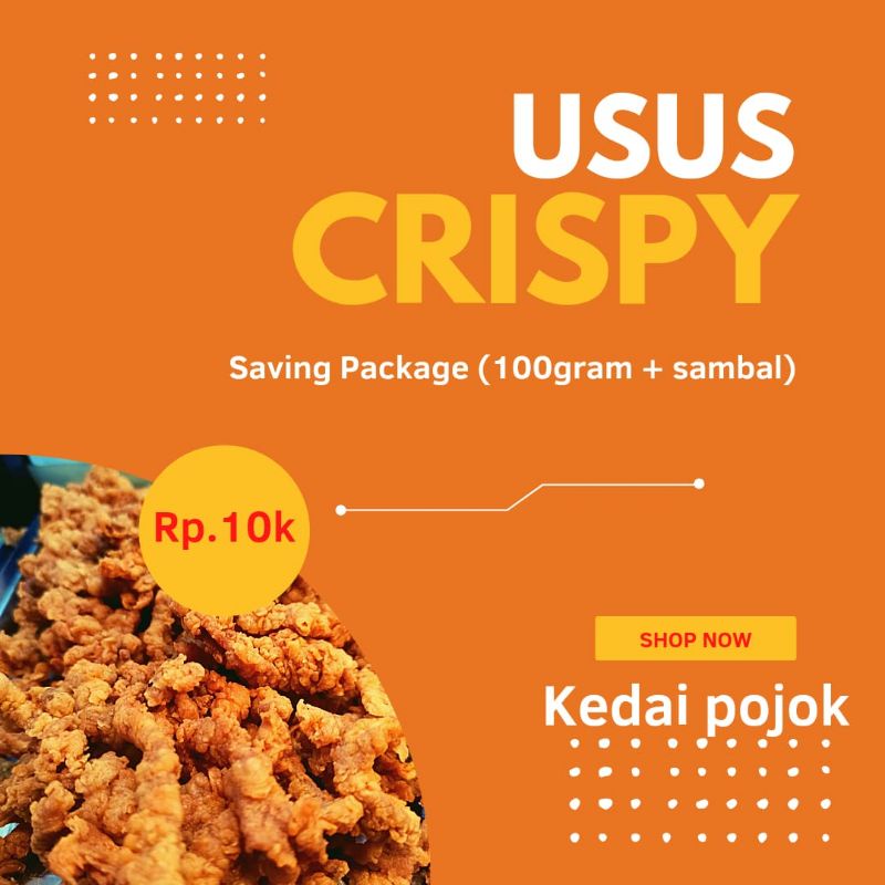 

usus ayam crispy