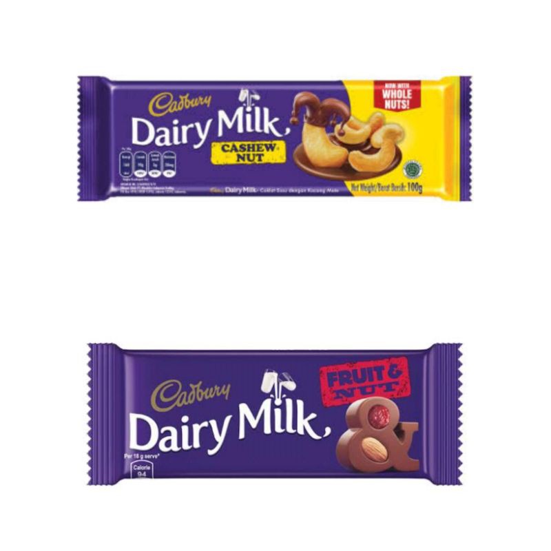 

cadbury dairy milk fruit and nut 100g/ cashew nut /Import