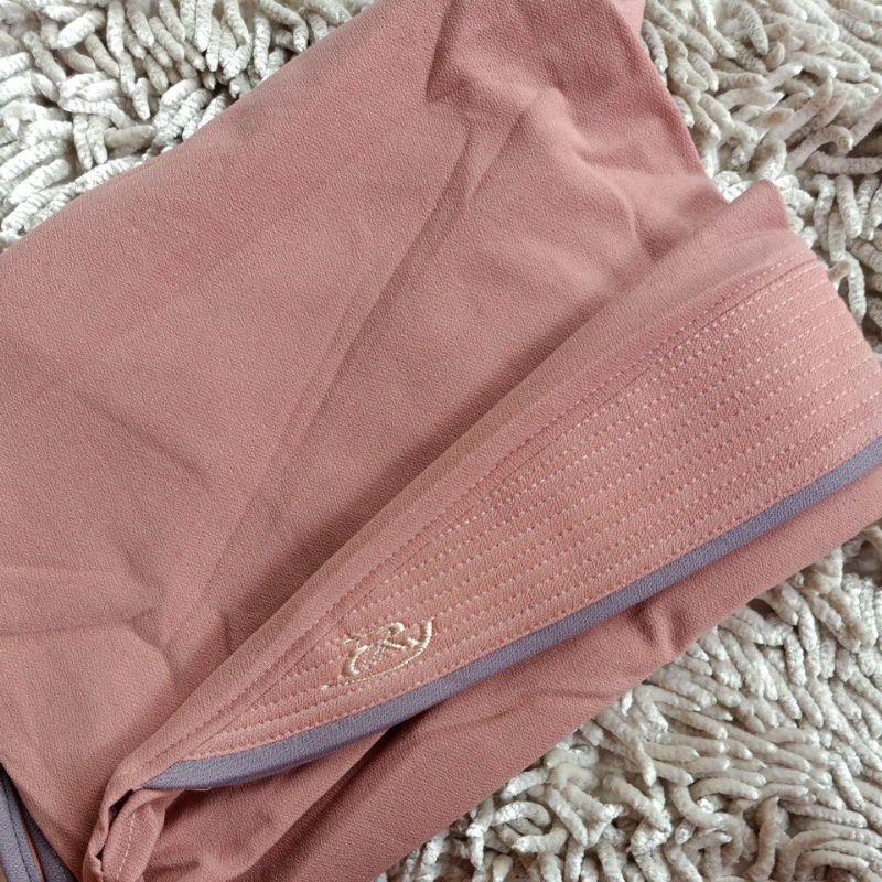 063 SYAR'I LIST ORI AREY HIJAB | JILBAB INSTAN KERUDUNG ORIGINAL-Flamingo