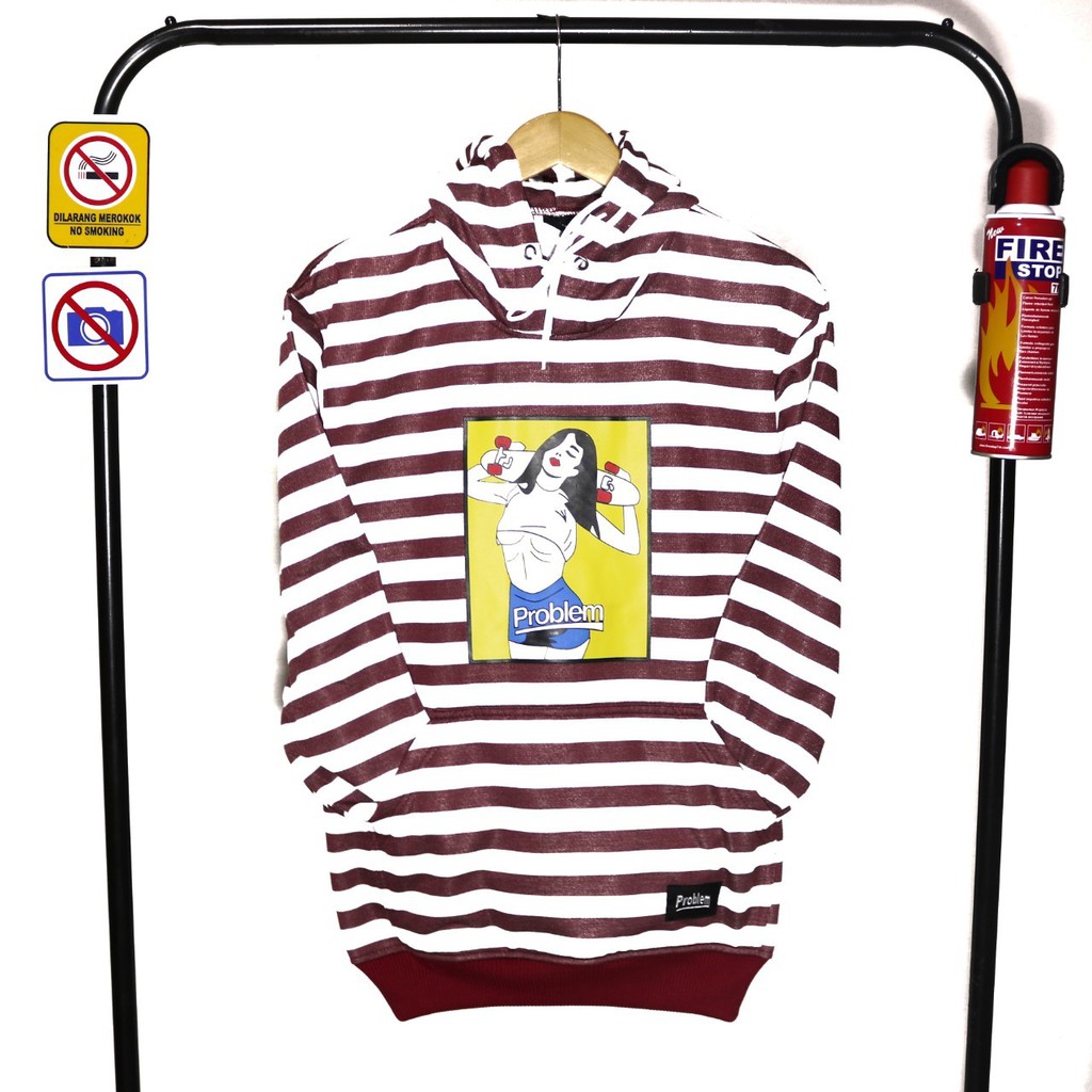 Jaket hoodie united hart hitam pria wanita