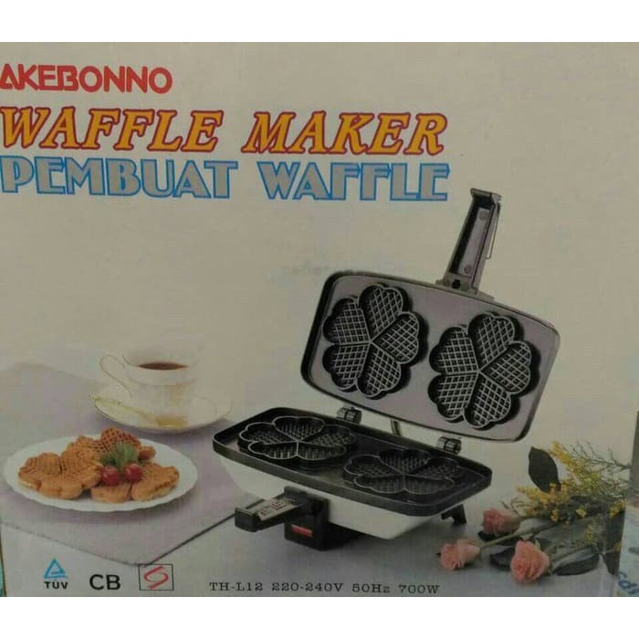 Maker-Waffle- Akebonno Waffle Maker Th-L 12 -Waffle-Maker.