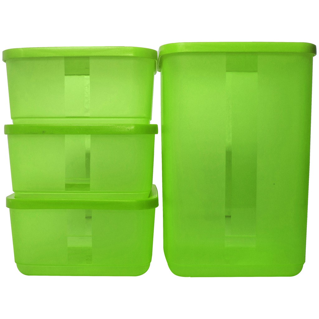 Charyatink - Toples Beranak 1 set Toples Set isi 4pcs TOPLES TUPPERWARE SEALWARE SEGI PAMELO Termurah