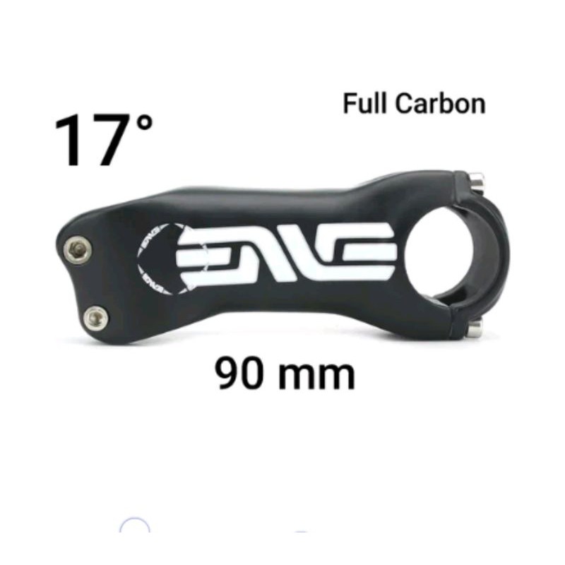 Stem ENVE Carbon 90mm Angle 17 Derajat  karbon 9cm 90 mm sepeda roadbike balap road bike mtb