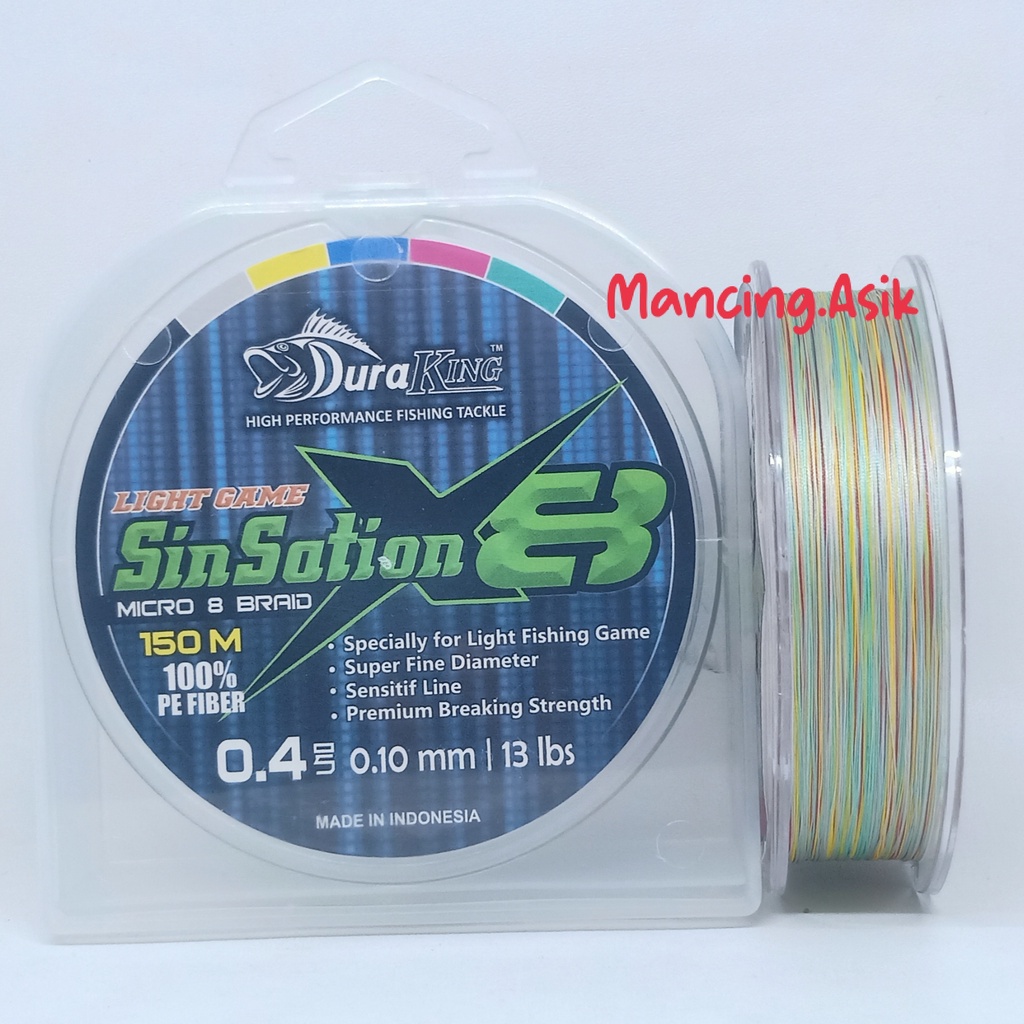 Senar PE Duraking Sinsation X8 0.6 0.8 150m 300m - Senar Pancing - Tali Pancing