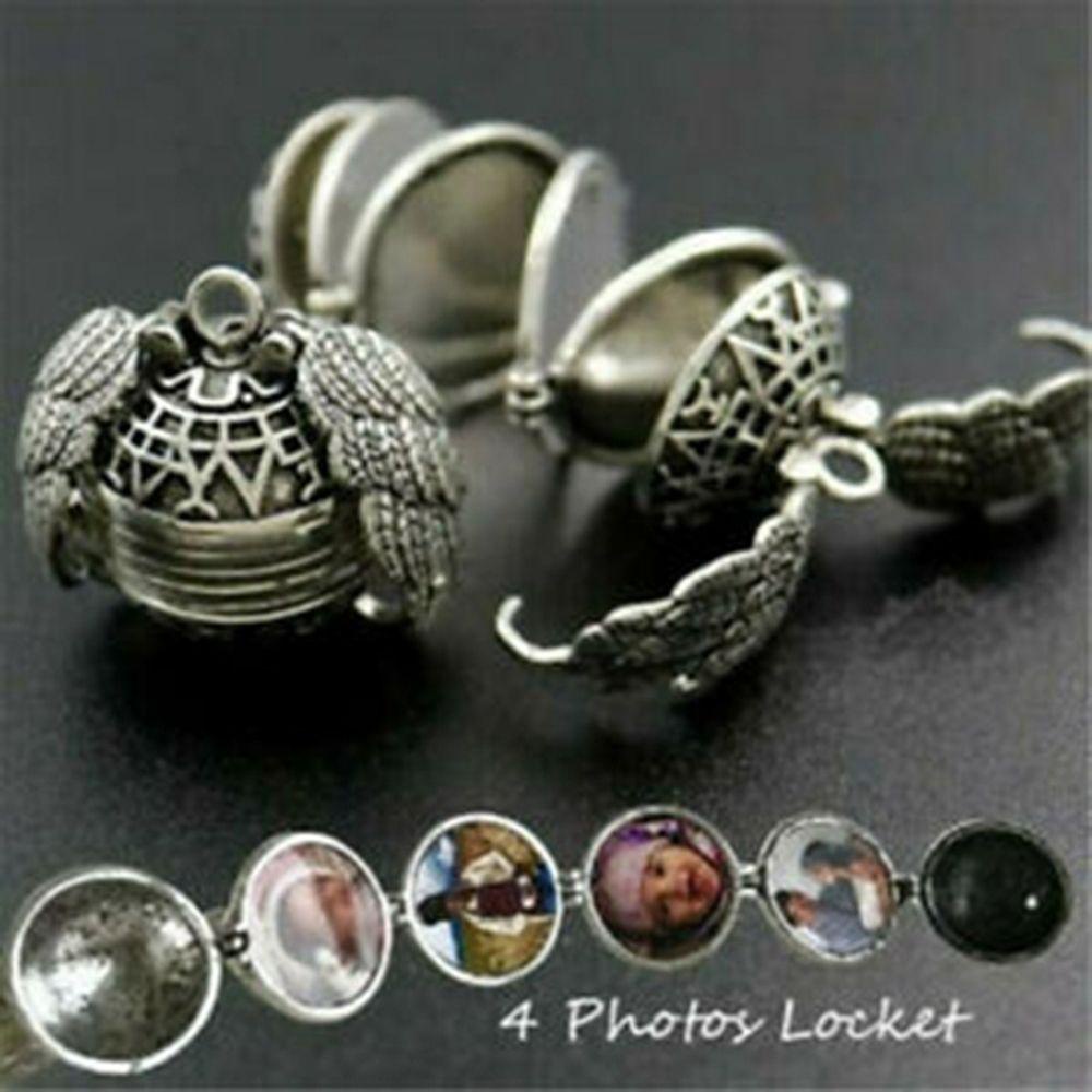 Suyo Magic Box Kalung Album Foto Kreatif Perhiasan Fashion4Per5 Liontin Foto