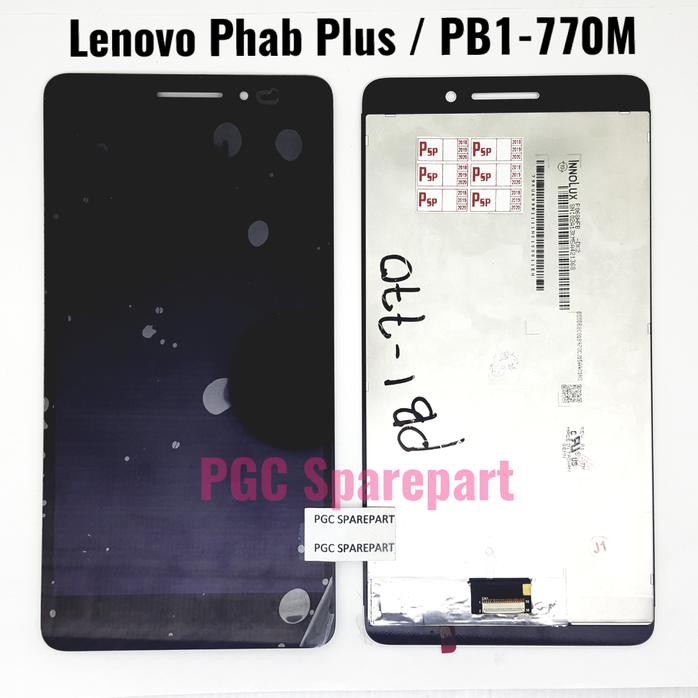 Original Oem Lcd Touchscreen Fulset Lenovo Phab Plus Pb1-770M -Pb1 770 - Putih F2B4