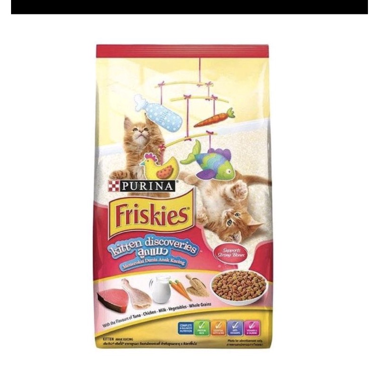 Makanan kucing Friskies kitten discoveries 1.1kg - Makanan anak kucing friskies kitten 1.1kg