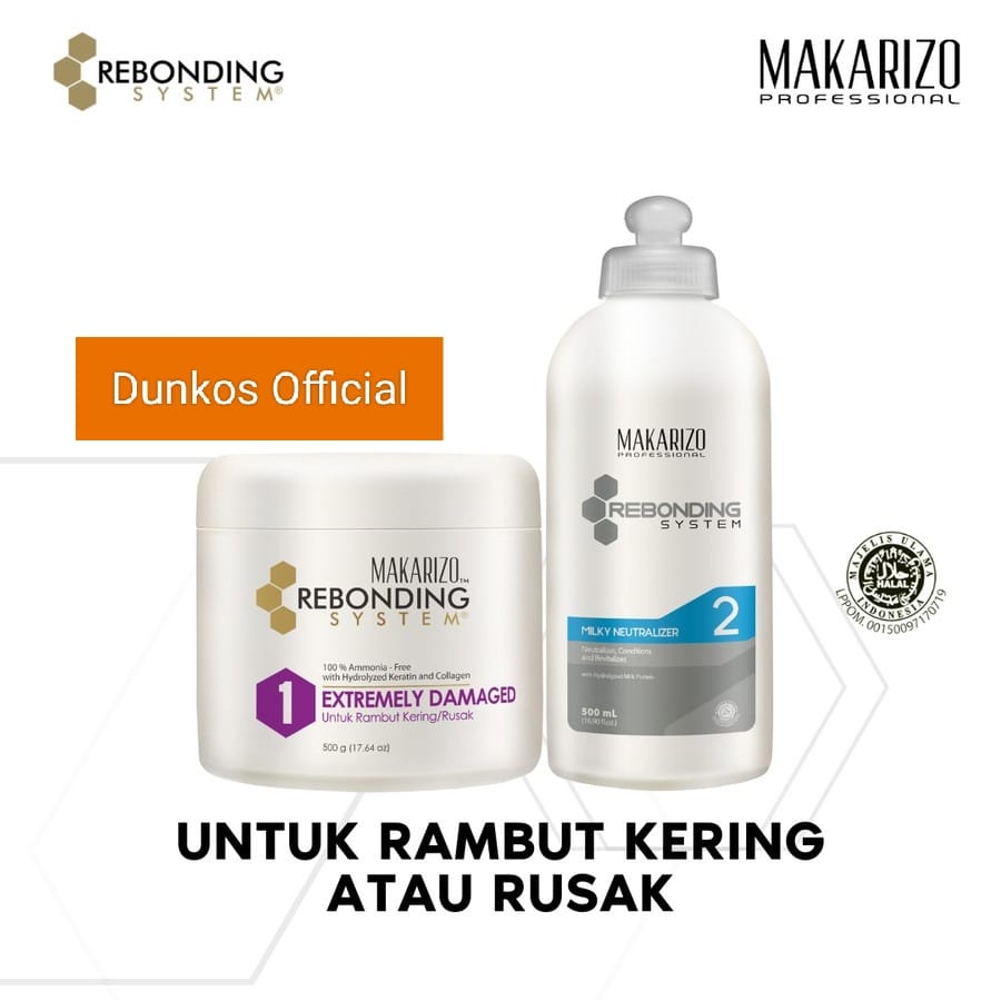 MAKARIZO PAKET STEP 1 500gr + MILKY 500mL ( BONUS 6 SARUNG TANGAN PLASTIK )