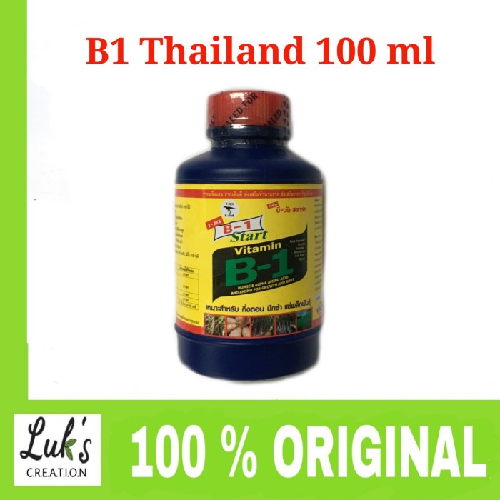 TERLARIS B1 Thailand 100 ml liquinox B1 Thailand 100 ml pupuk tanaman hias - botol ori 100 m