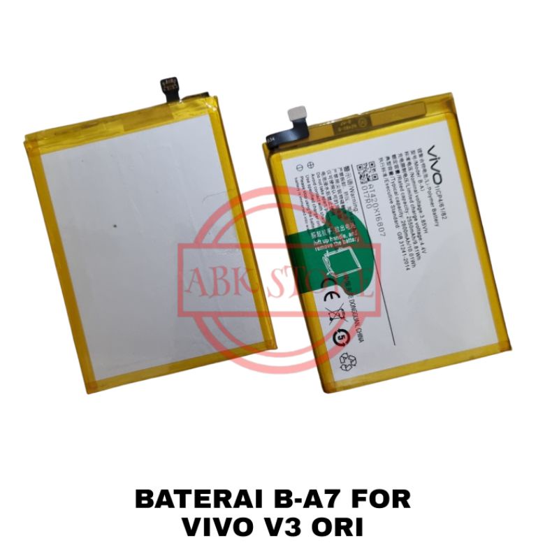 BATRE BATERAI BATTERY VIVO V3 B-A7 ORIGINAL