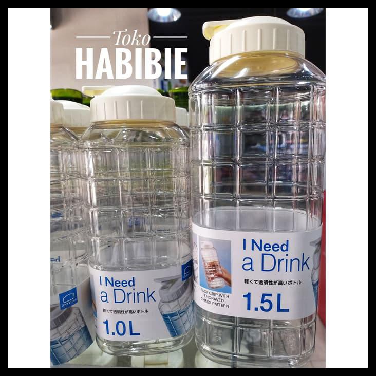 Lock & Lock Lock N Lock Chess Bottle Pet 1 Liter Botol Minum Tumbler - 1 Liter