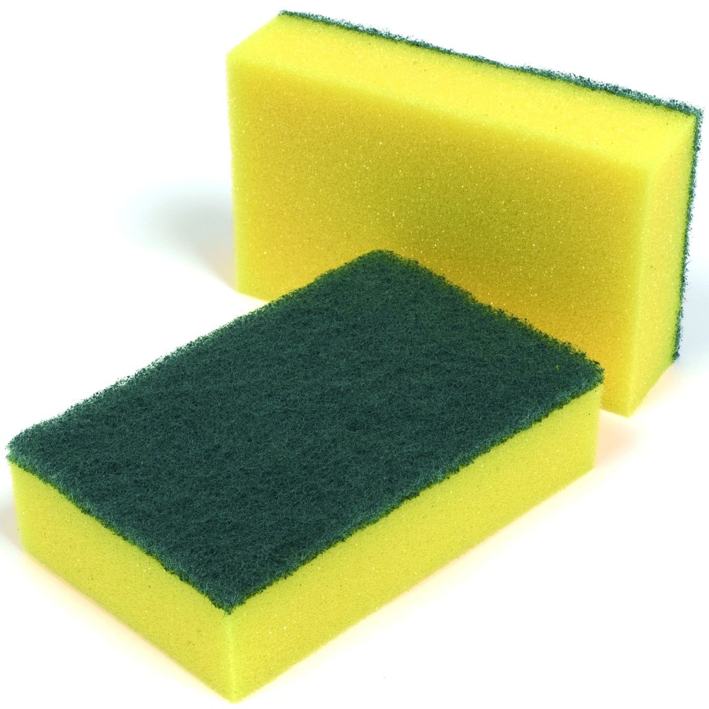 Serbagrosirmurah Sabut Spons Cuci Piring isi 1 pcs sponge scouring pad spons