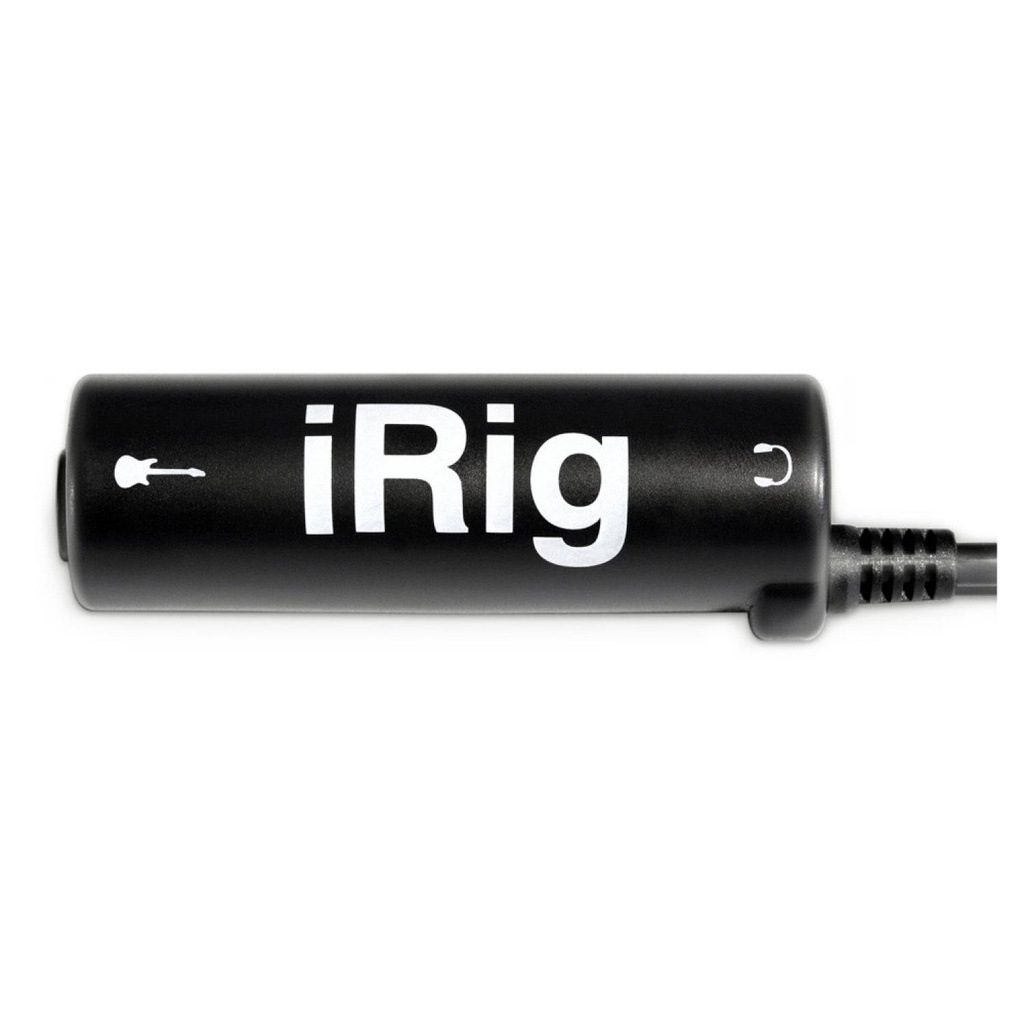 Irig AmpliTube Guitar Adapter for iPhone /iPod Touch/iPad Touch/iPad-Black / Adaptor Gitar Ke Hp / iRig Gitar Interface Untuk Handphone / Aksesoris Gitar / Alat Irig Gitar Link Android Akustik / Amplifier Gitar Plug Laney Fender Murah Original