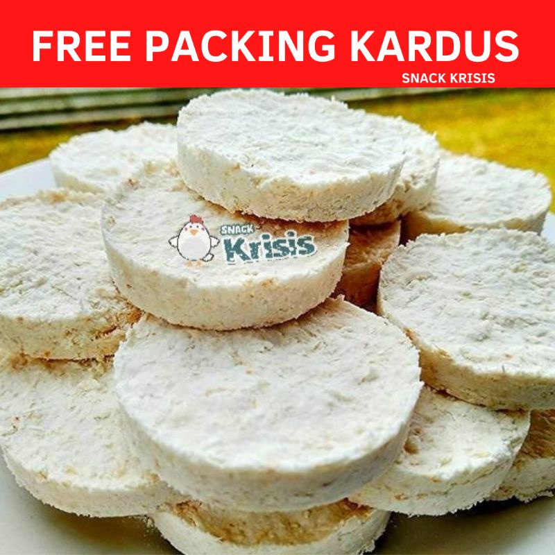 

Kue sagon kelapa bulat PREMIUM Kelapa Asli 250 gram