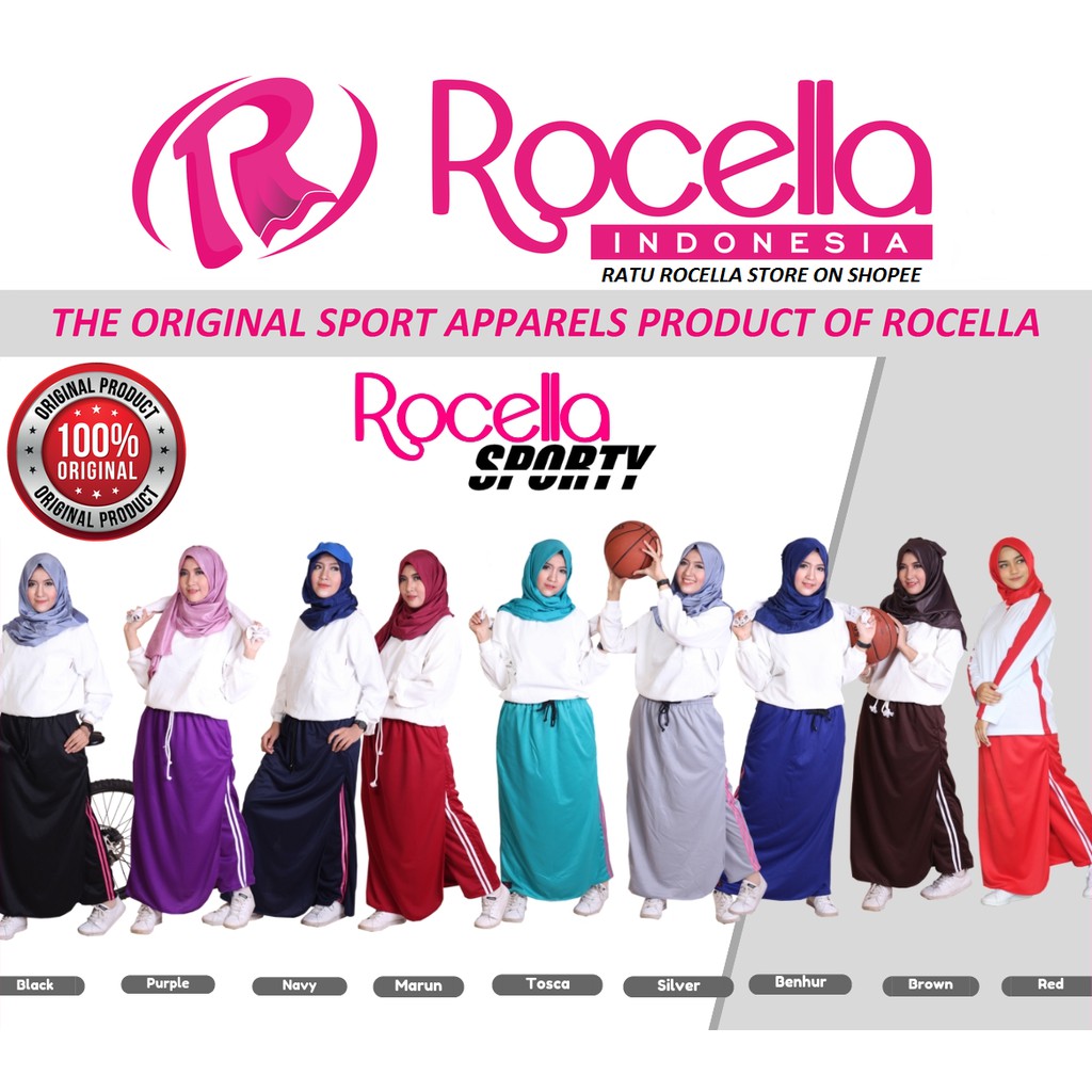  ROCELLA  SPORTY Original  Rok Celana Olahraga  Sport 