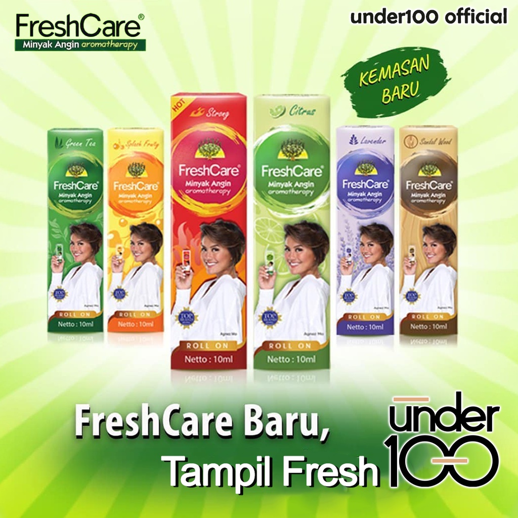 ❤ Under100 ❤  FRESH CARE (✔️BPOM) Minyak Angin Aromatheraphy Roll On 10mL | aroma terapi fresh care